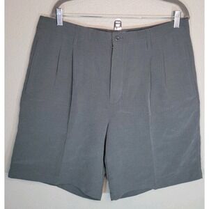 Bamboo Cay Men's Gray Resort Shorts Size 36 Pleated Casual